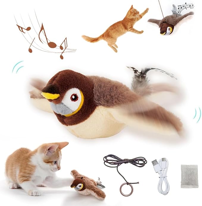 Flatterjagd - Der Spielvogel für deine Katze